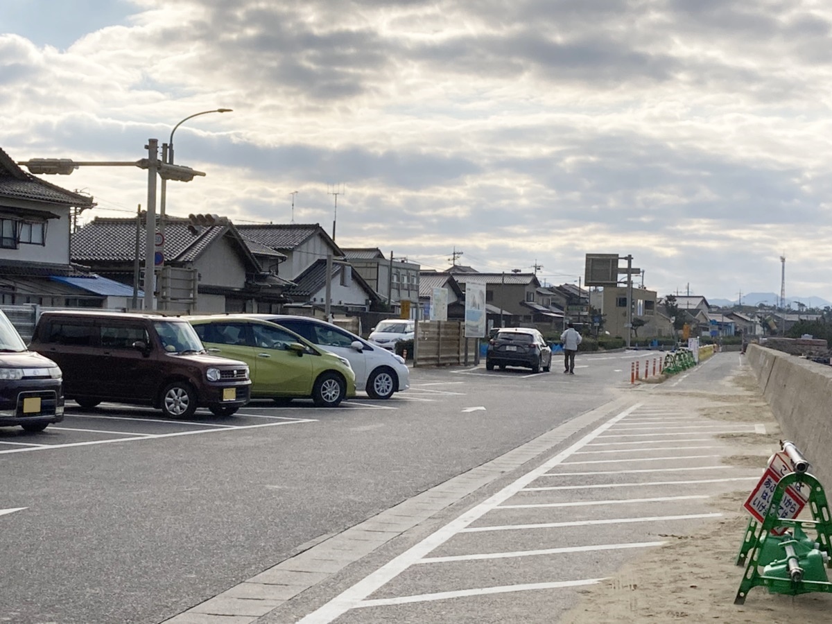 駐車場①中ほど