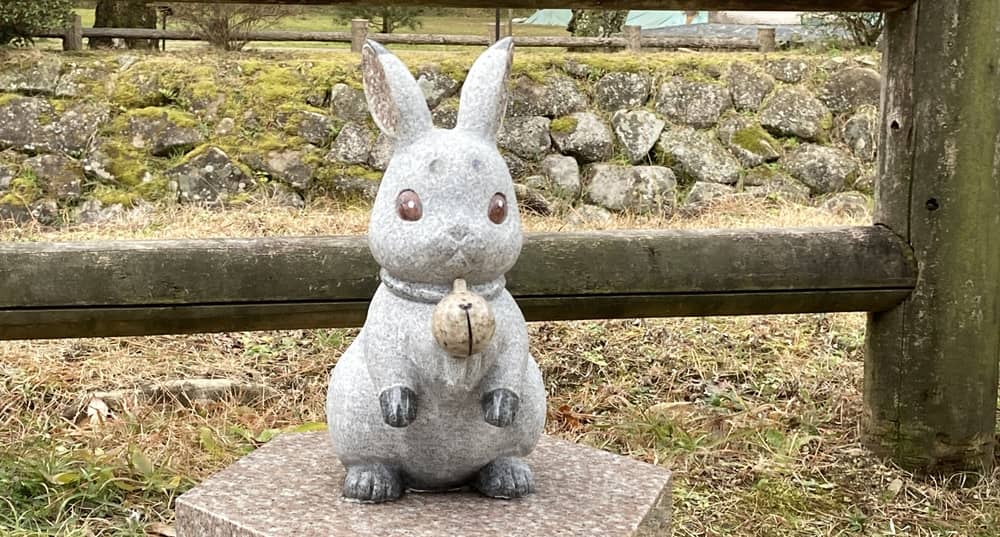 出雲大社の待ち受けにしたい ハート うさぎ ３羽発見 場所はこちらですよ 出雲にゅーす