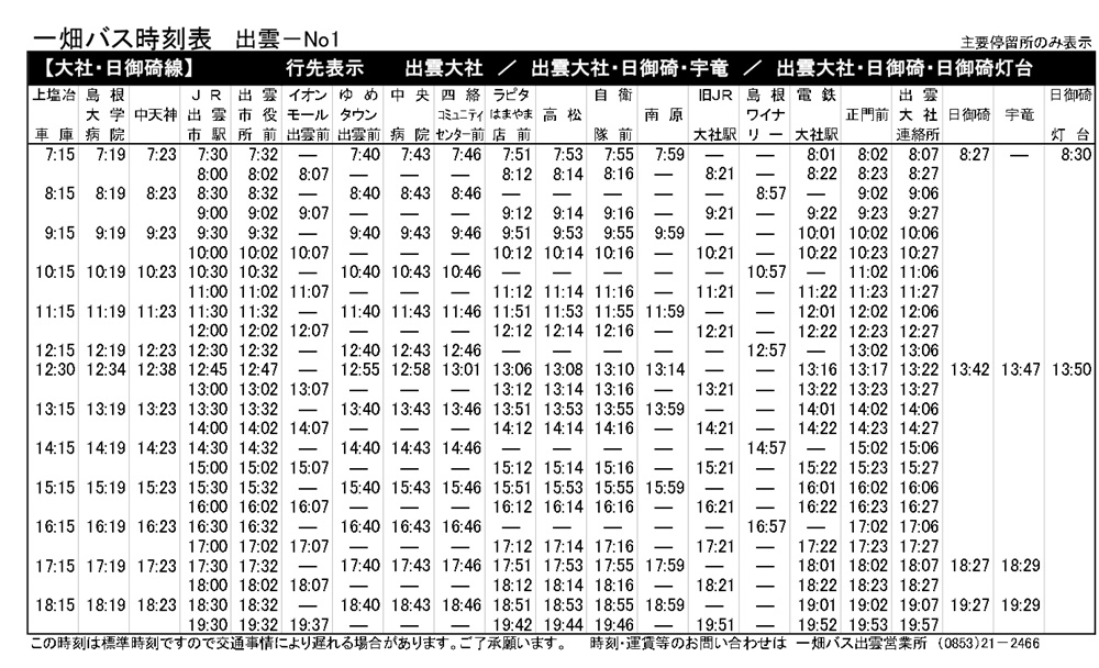 JR 時刻表