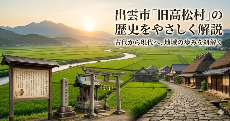 出雲市「旧高松村」の歴史をやさしく解説