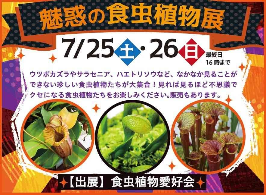 魅惑の食虫植物展2026